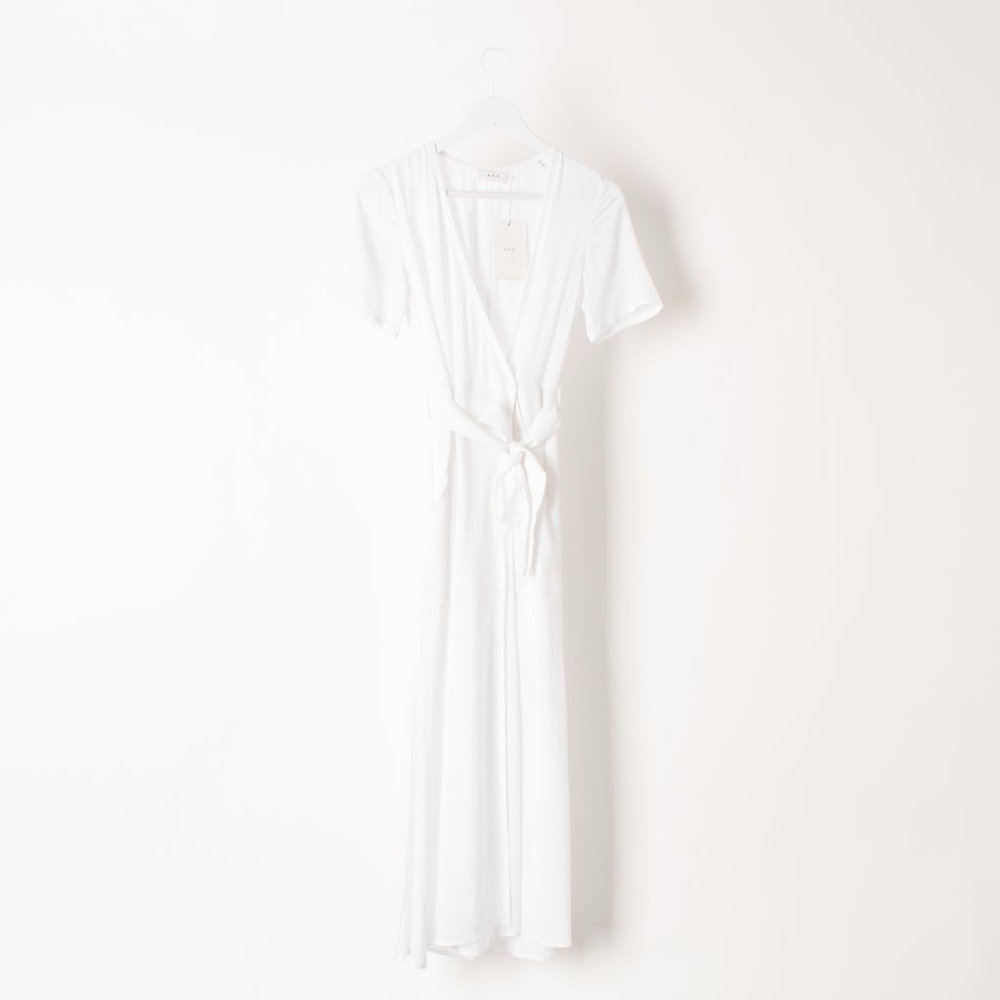 A.L.C. Asa Midi Wrap Dress